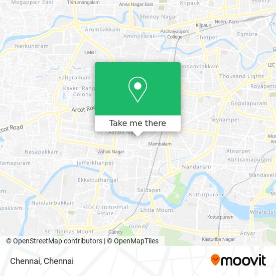 Chennai map