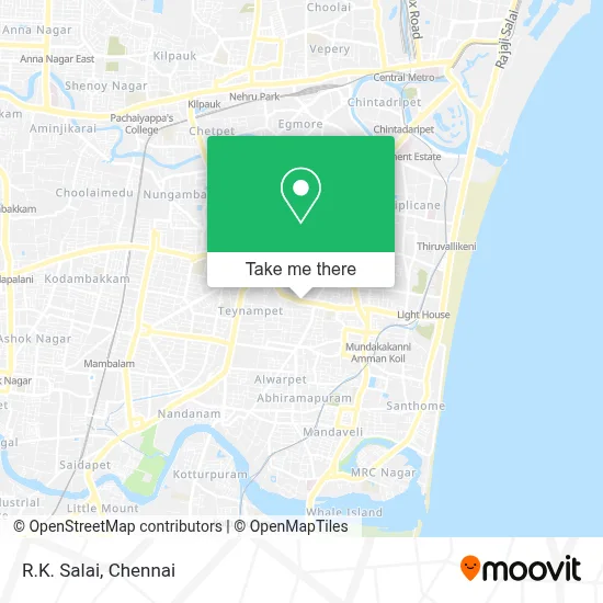 R K Salai map