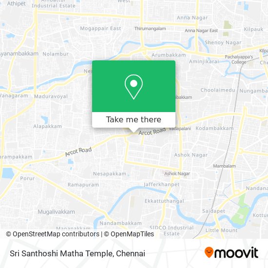 Sri Santhoshi Matha Temple map