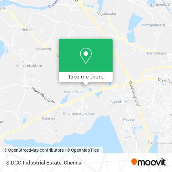 SIDCO Industrial Estate map