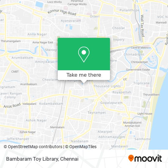 Bambaram Toy Library map