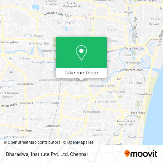 Bharadwaj Institute Pvt. Ltd map