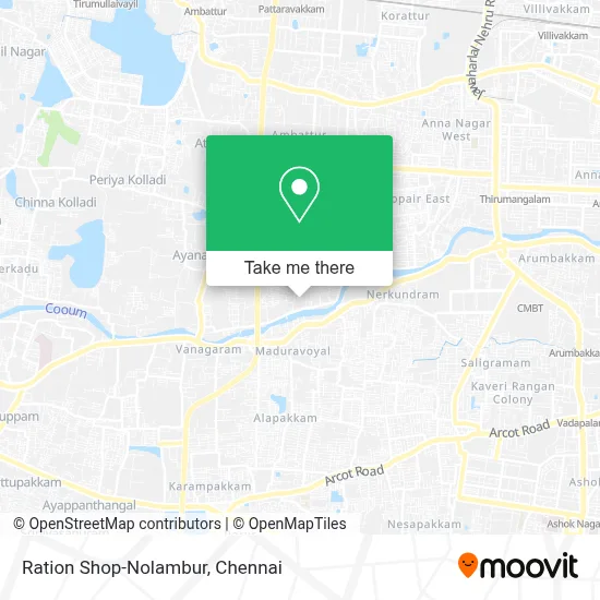 Ration Shop-Nolambur map