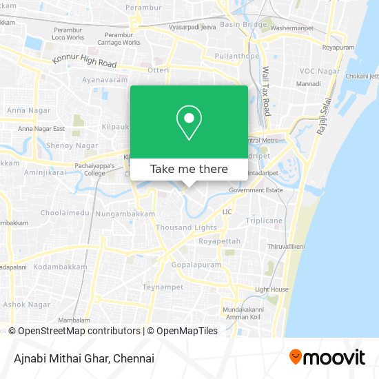 Ajnabi Mithai Ghar map