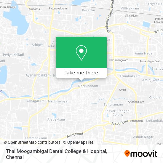 Thai Moogambigai Dental College & Hospital map