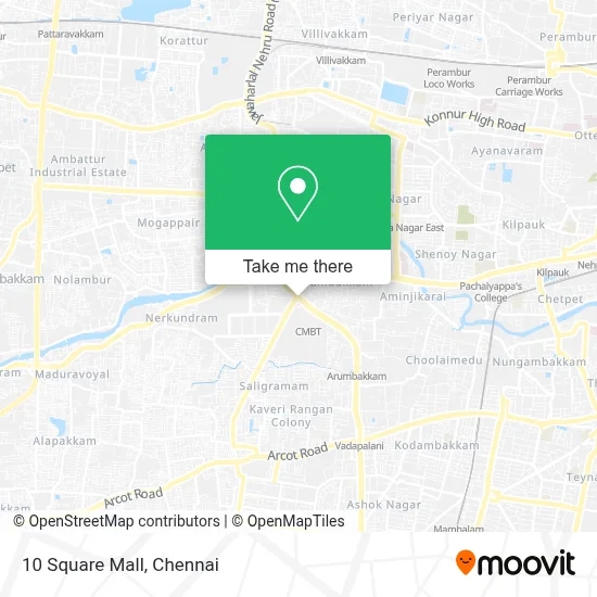 10 Square Mall map