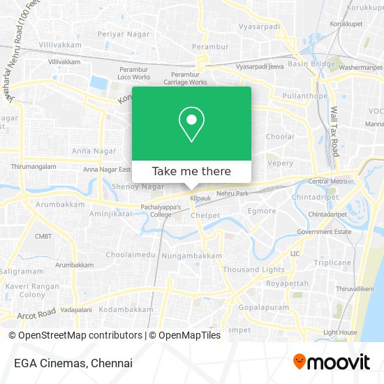 EGA Cinemas map