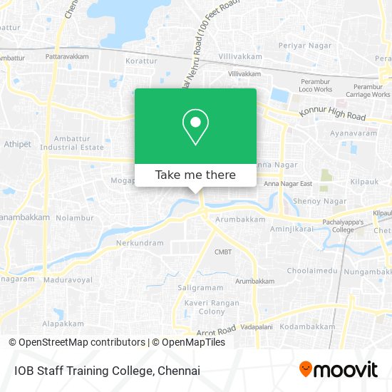 IOB Staff Training College map