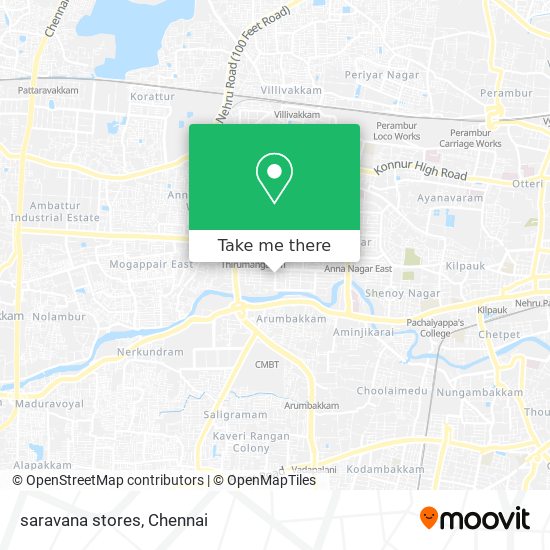 saravana stores map