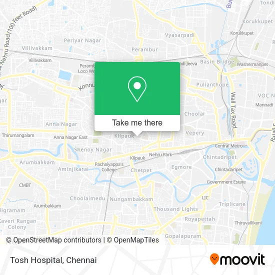 Tosh Hospital map
