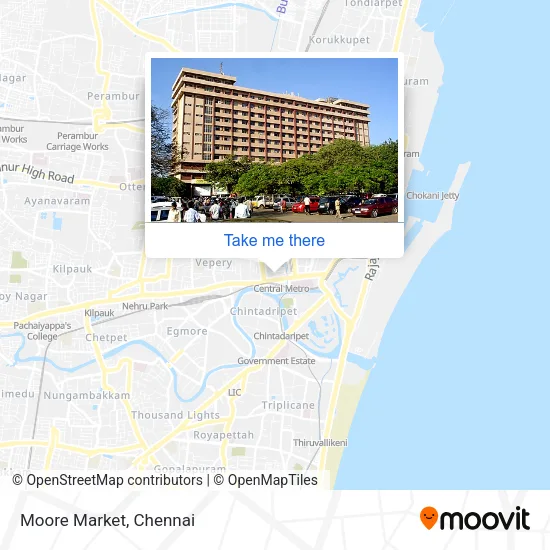 Moore Market map