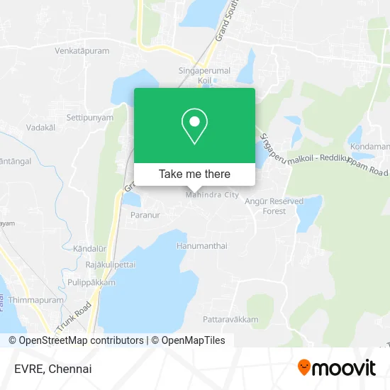 EVRE map