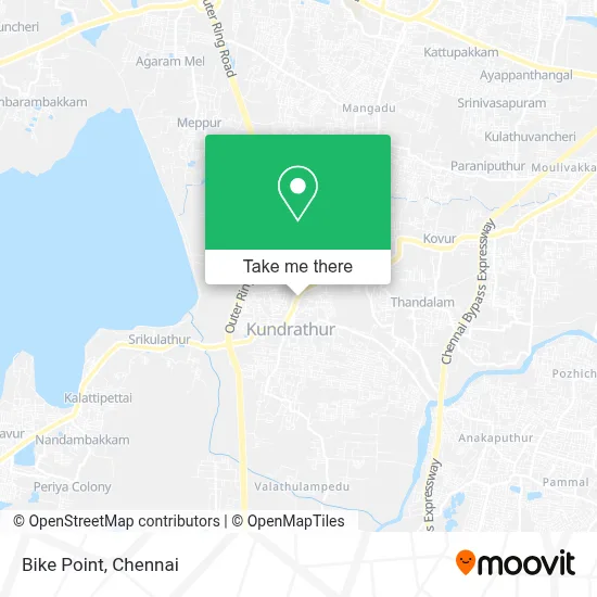 Bike Point map