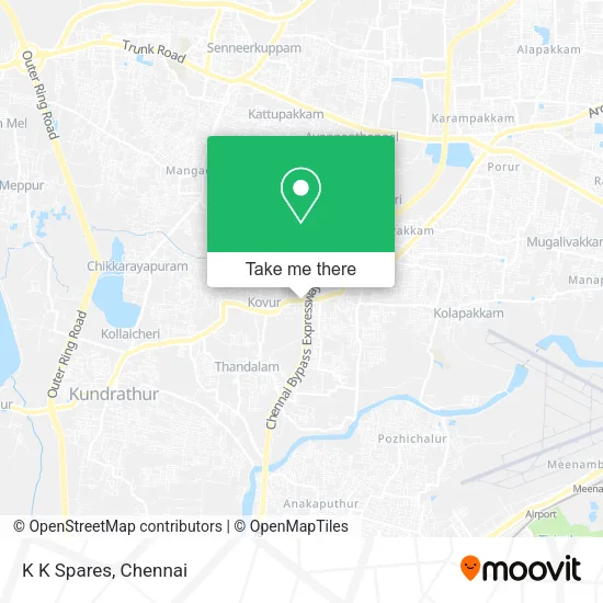 K K Spares map