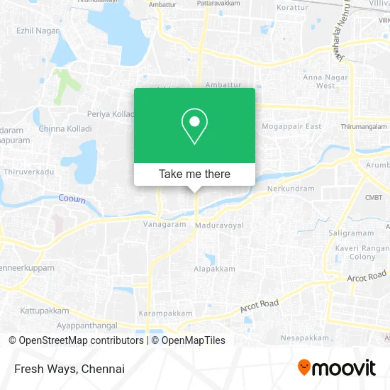 Fresh Ways map