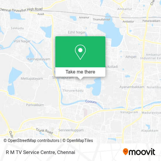 R M TV Service Centre map
