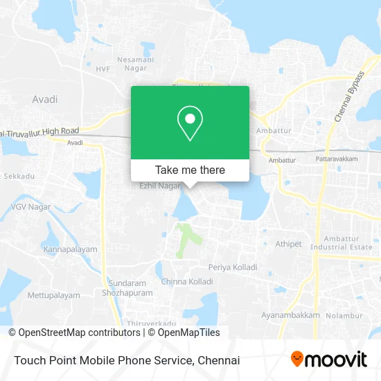 Touch Point Mobile Phone Service map