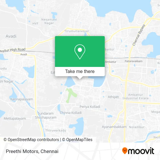 Preethi Motors map
