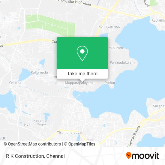 R K Construction map