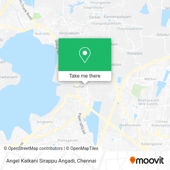 Angel Kaikani Sirappu Angadi map