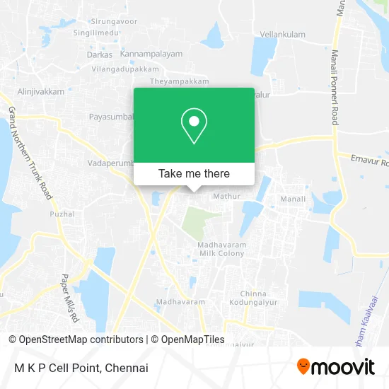 M K P Cell Point map