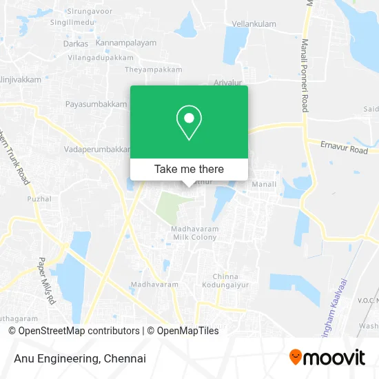 Anu Engineering map