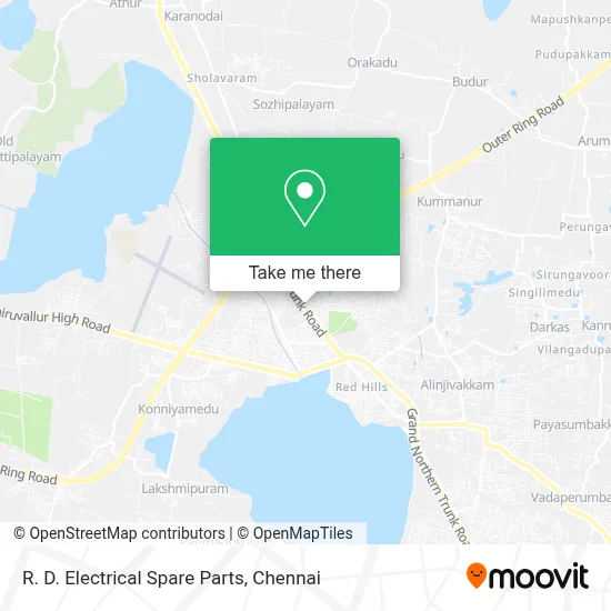 R. D. Electrical Spare Parts map