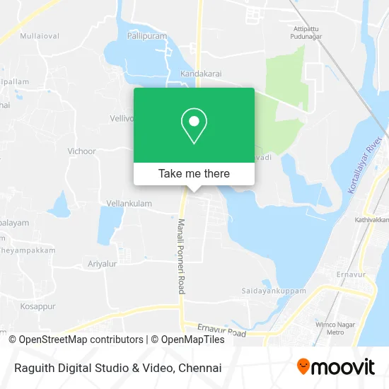 Raguith Digital Studio & Video map