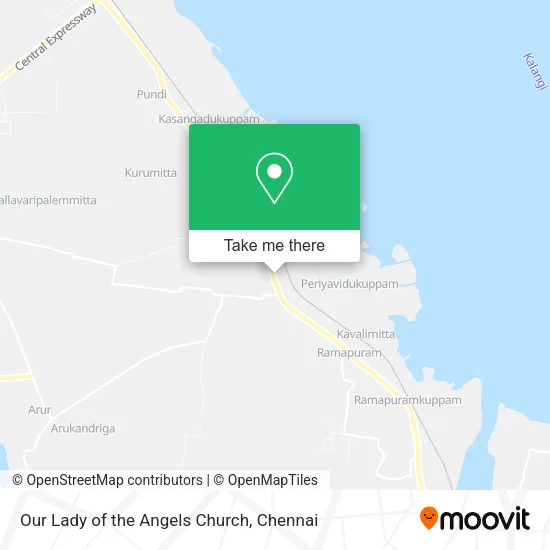 Our Lady of the Angels Church map
