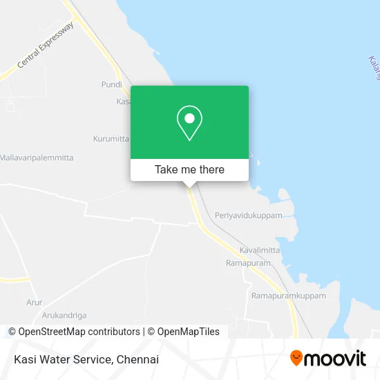 Kasi Water Service map
