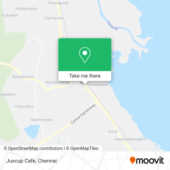 Juscup Cafe map