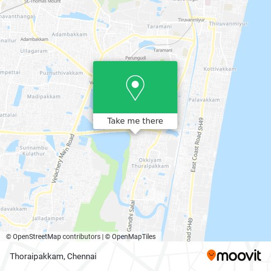 Thoraipakkam map