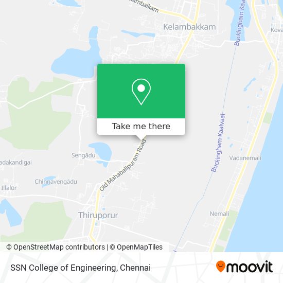 SSN College of Engineering map