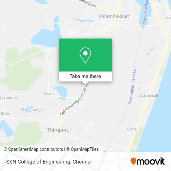 SSN College of Engineering map