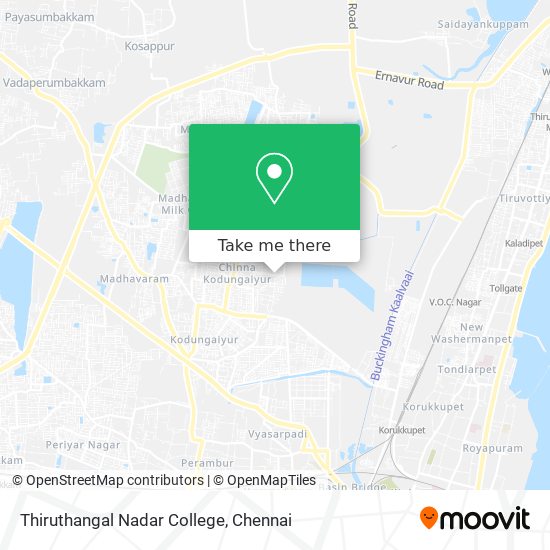 Thiruthangal Nadar College map