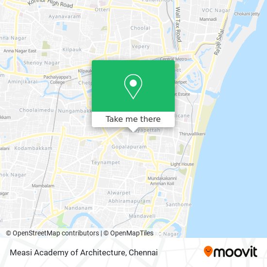 Measi Academy of Architecture map
