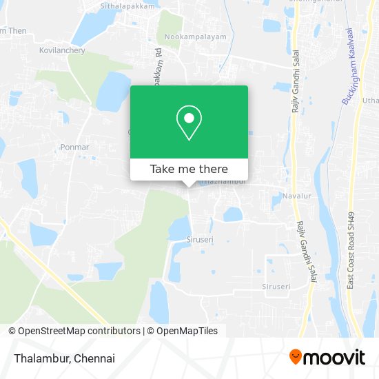 Thalambur map