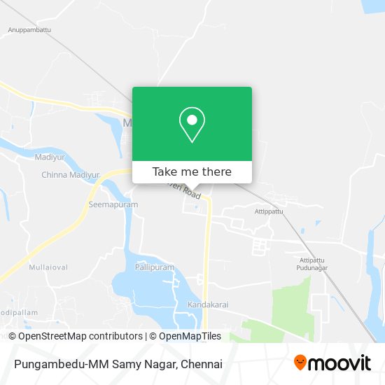 Pungambedu-MM Samy Nagar map