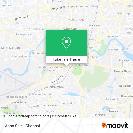 Anna Salai map