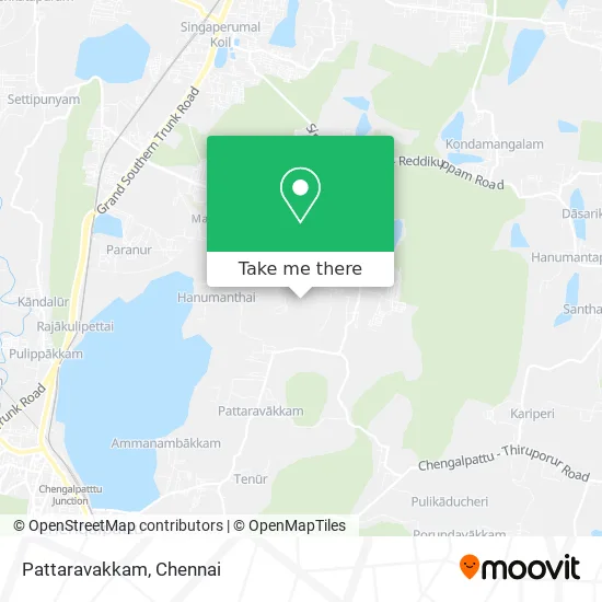 Pattaravakkam map