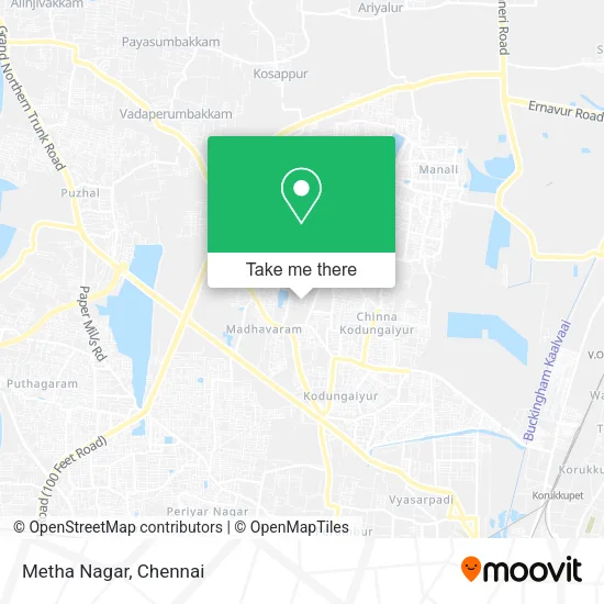 Metha Nagar map