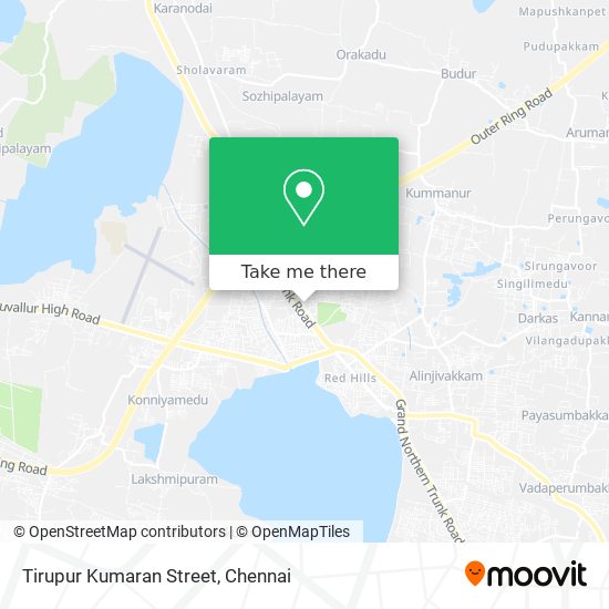 Tirupur Kumaran Street map