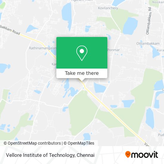 Vellore Institute of Technology map