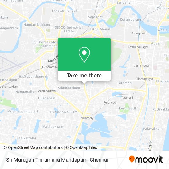 Sri Murugan Thirumana Mandapam map