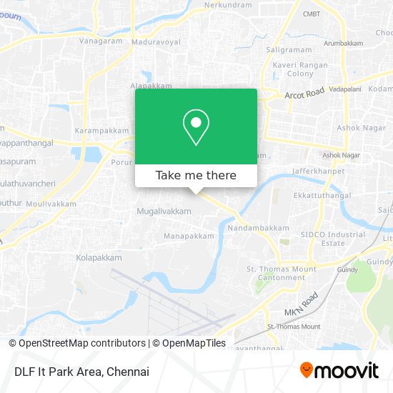 DLF It Park Area map