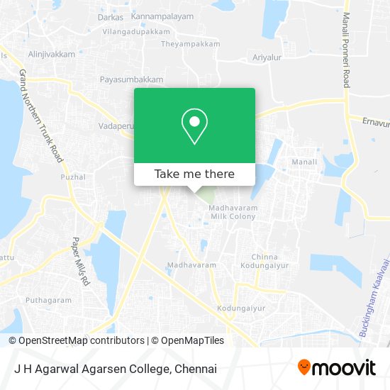 J H Agarwal Agarsen College map