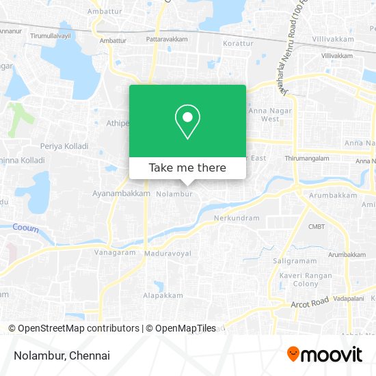 Nolambur map