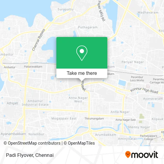 Padi Flyover map