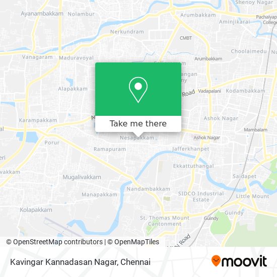 Kavingar Kannadasan Nagar map