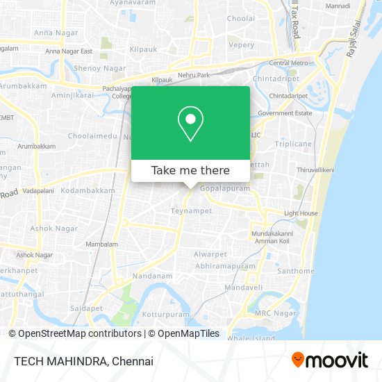 TECH MAHINDRA map